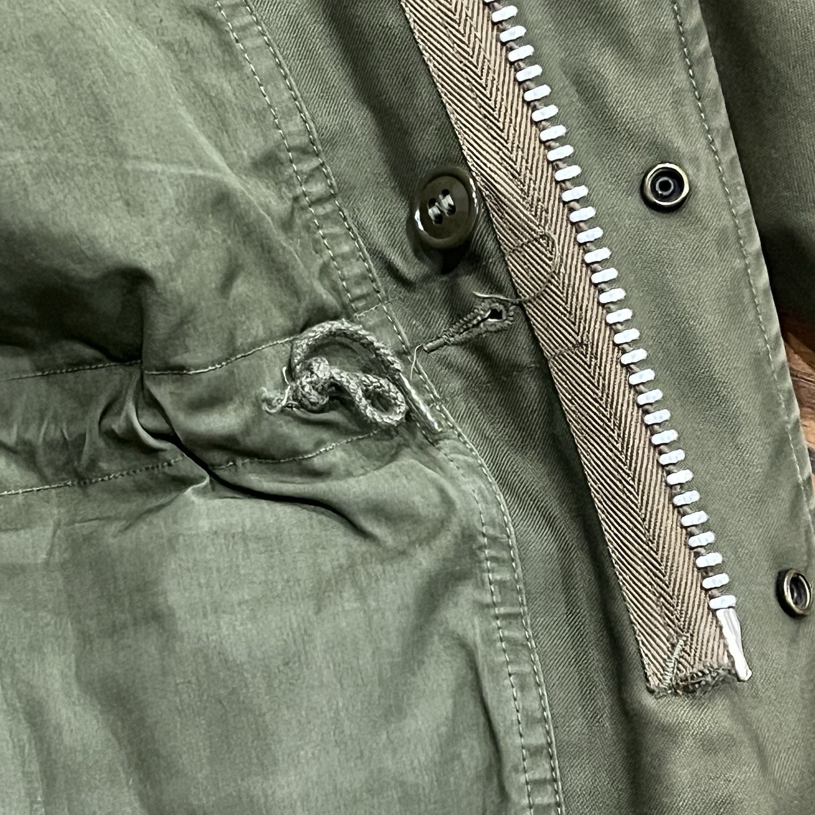 Vintage M-1951 Field Jacket OG 107 Mens Small Regular W/Liner Military READ!!!!