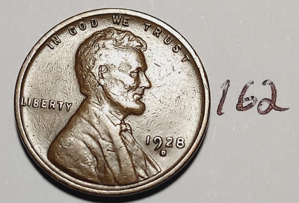1928-D Lincoln Wheat Cent #162