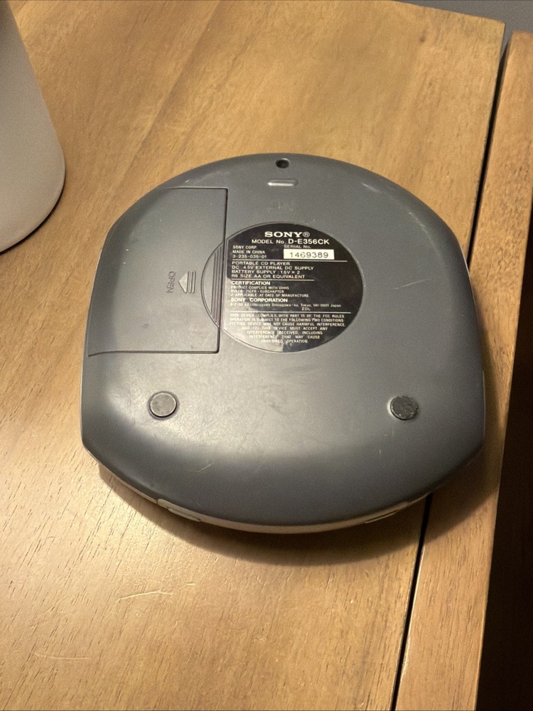 Sony Walkman D-E356CK CD Player ESP MAX Car Ready – Tested & Working