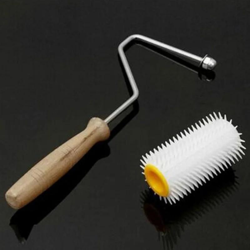 Bee Honey Extracting Uncapping Needle Roller Plastic Beekeeping Comb Tools Kit H