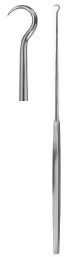 Gillies (Converse) Skin Hook, 7", Sharp 1-Prong, Extra Large, Heavy Pattern