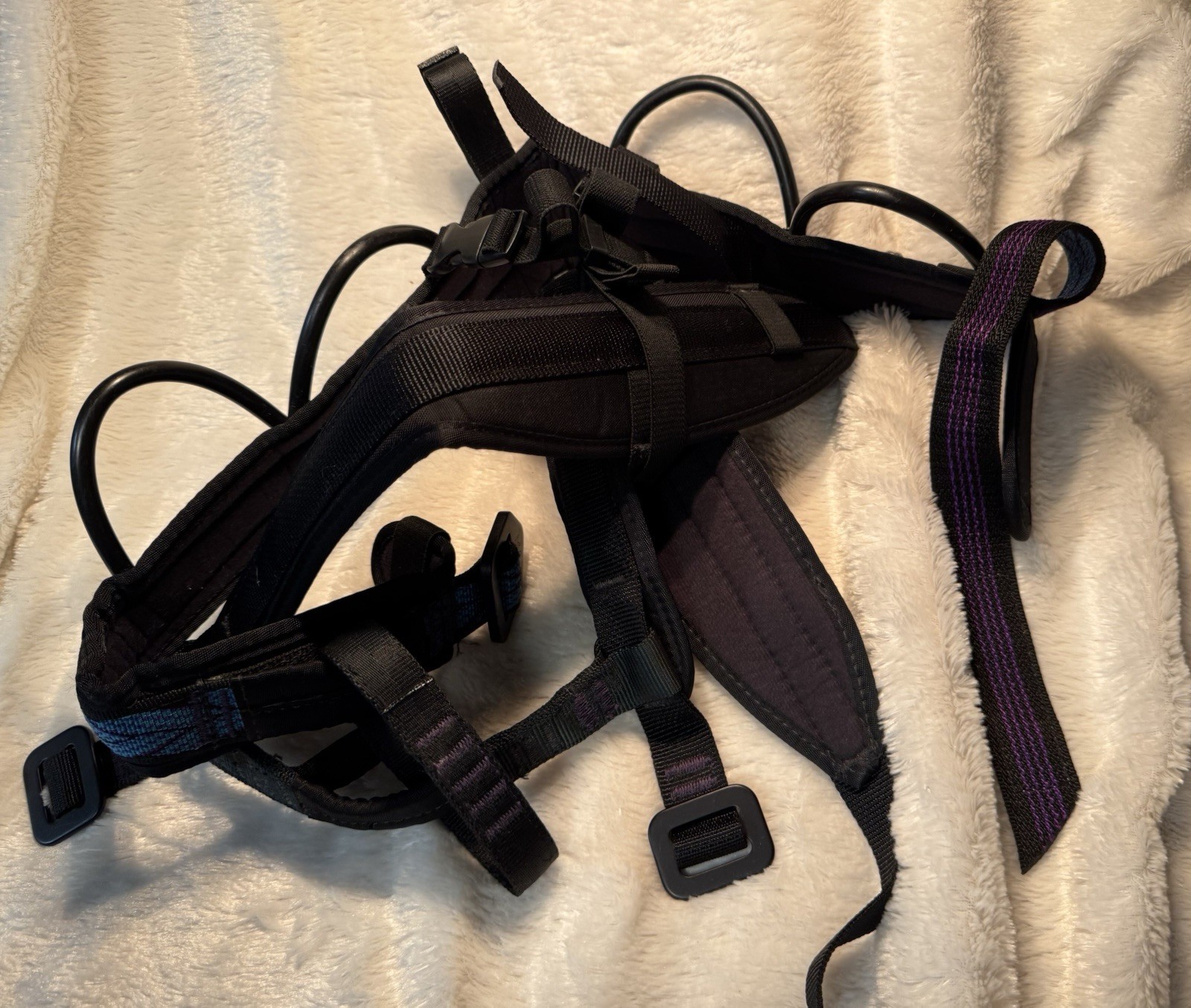 REI® Vintage 90’s Mountain Rock Climbing Harness - Women's Small Teal Purple