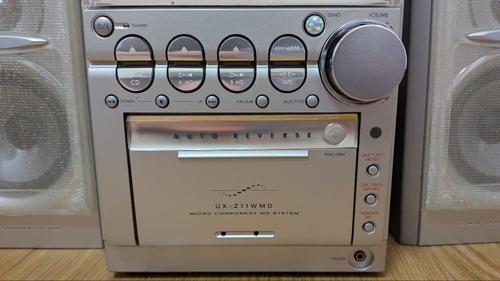 Victor Mini Component CD Radio Cassette MD Deck