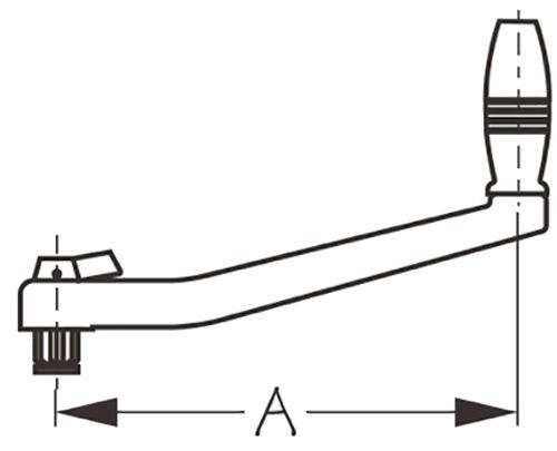 NAUTOS 604080 - FLOATING WINCH HANDLE - 8