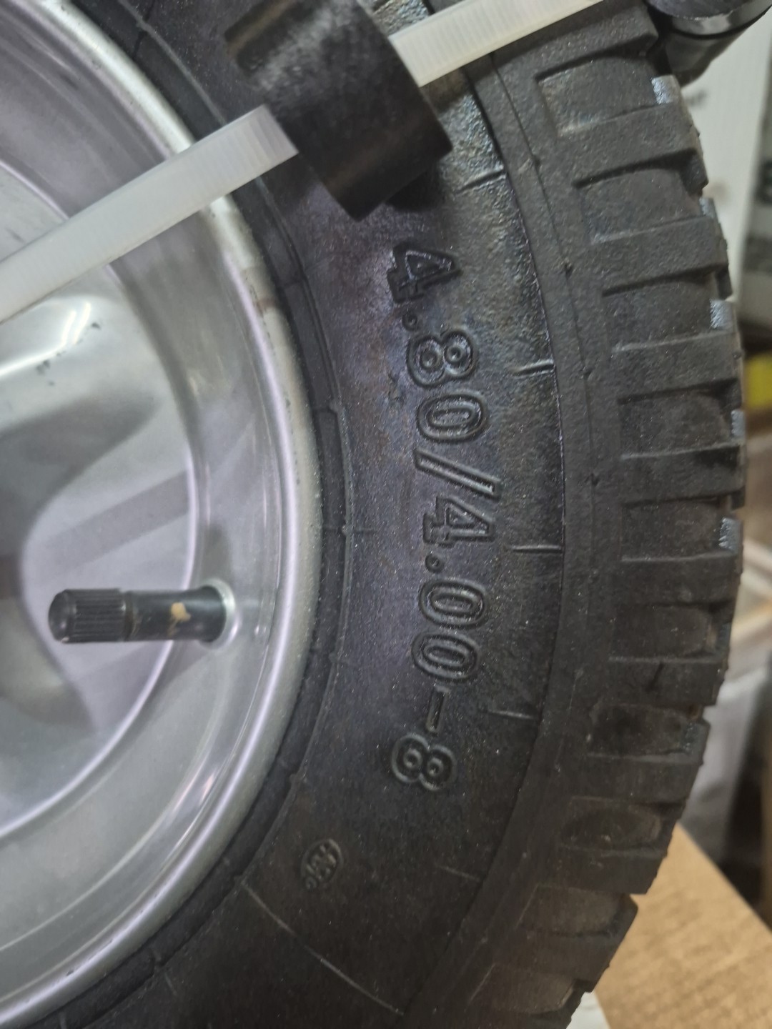 Flat Free Universal Replacement Utility Wheelbarrow Wheel Tire 13-16