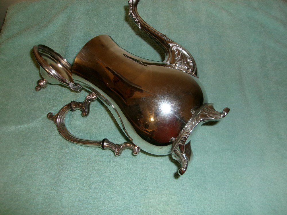 Vintage 5 Piece Wm. Rogers Silver Co Silver Plated Tea Set