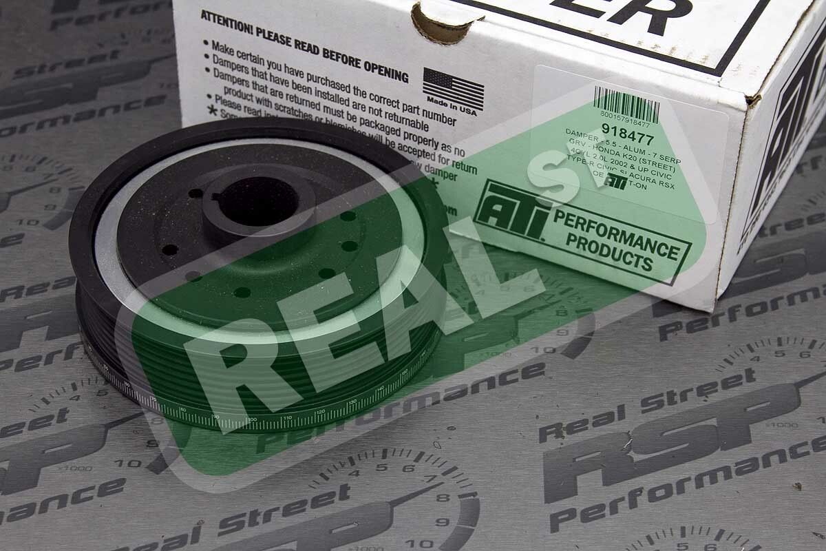ATI Street Super Damper Crank Pulley K20A K20Z K24 Acura RSX Civic Si 918477