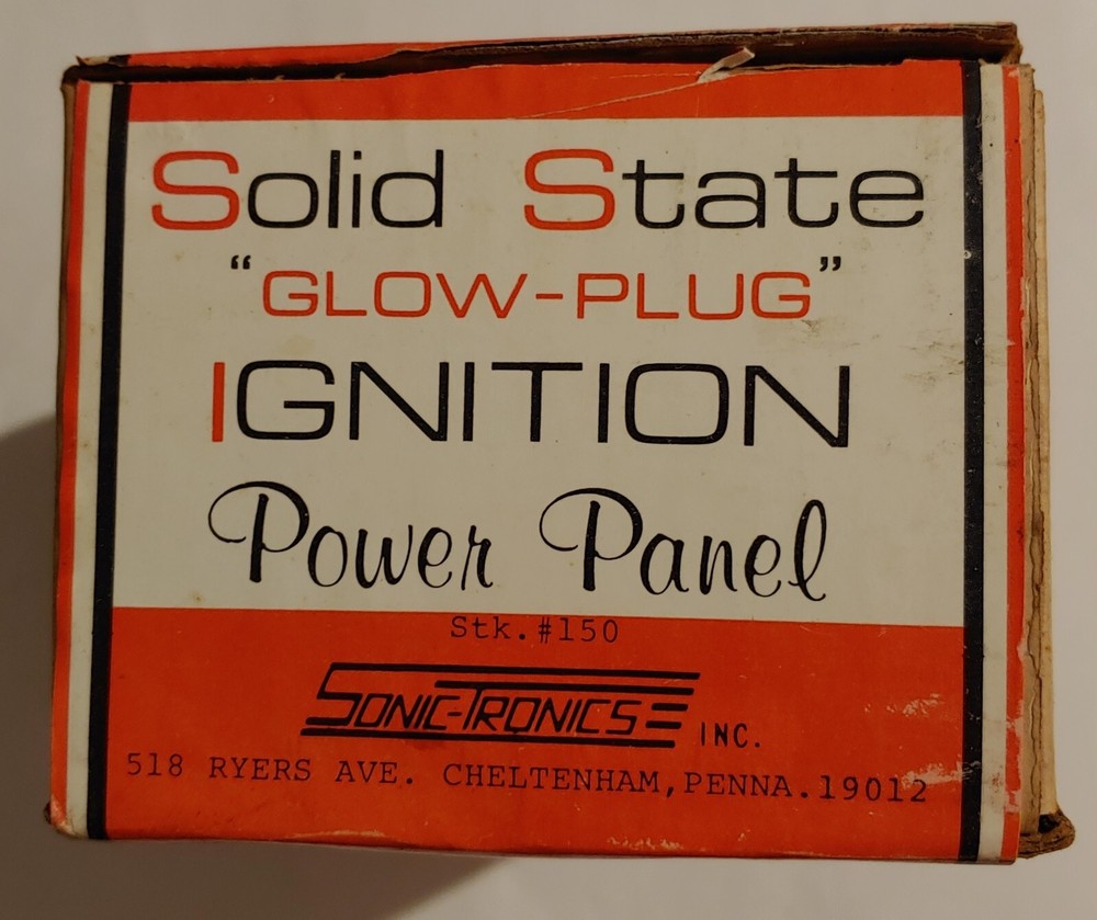 VTG - EMPTY BOX for Sonic-Tronics - Solid State Glow Plug Ignition power panel