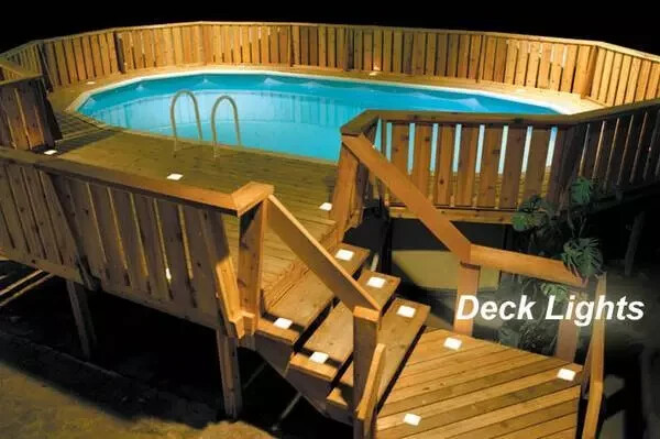 (Individual) Kerr Lighting Deck Light (4" x 3") - For Decks, Docks & Stairs