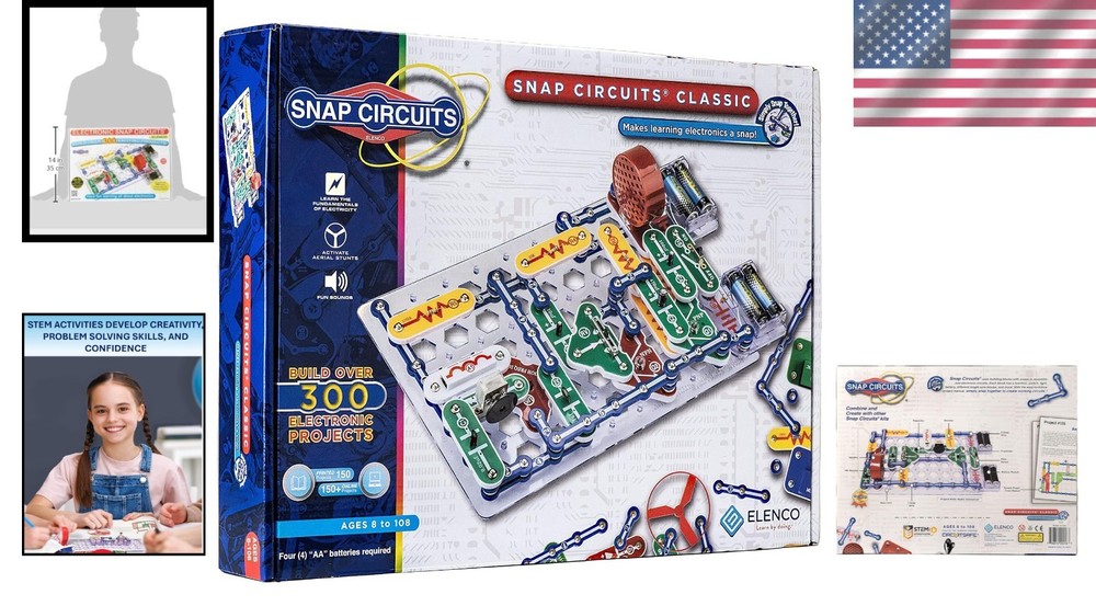 Snap Circuits Classic SC-300 Electronics Kit