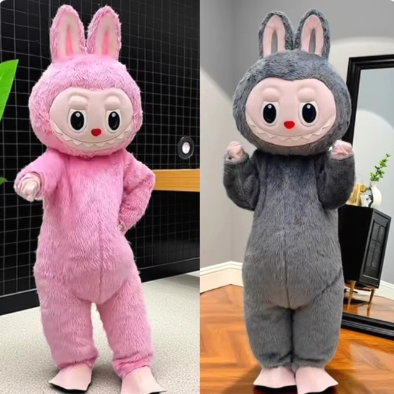 Halloween Labubu Mascot Costume Christmas Cute Anime Theme Custom Fancy Dress