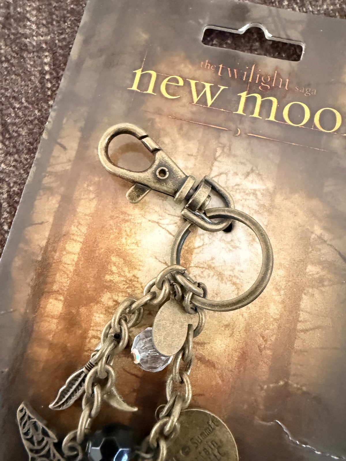 New Vintage NECA Twilight Saga New Moon Keyring Bag Clip Charm C Jacob Wolf Pack
