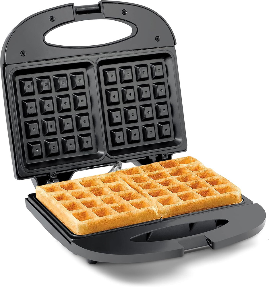 Maxi Matic Electric Nonstick Belgian Waffle Iron Snack Maker Machine Breakfast