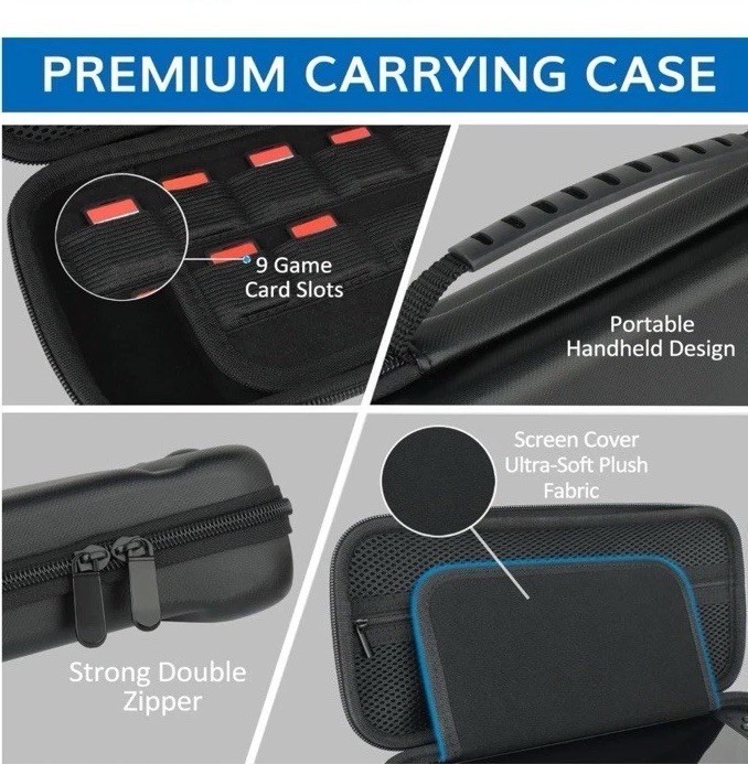 23 In 1 Nintendo Switch 2 - Accessories Kit Set Bundle With Case Charger