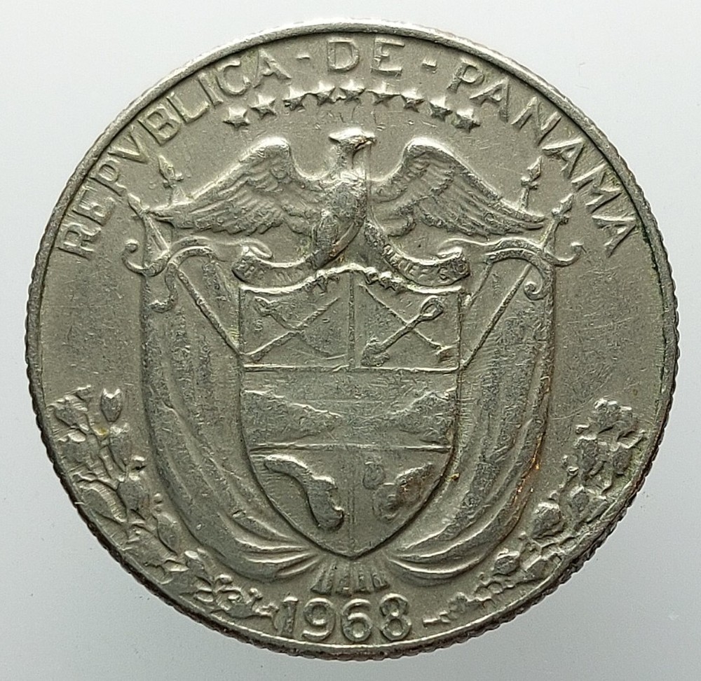 Panama 1/4 Balboa 1968 Coin E283