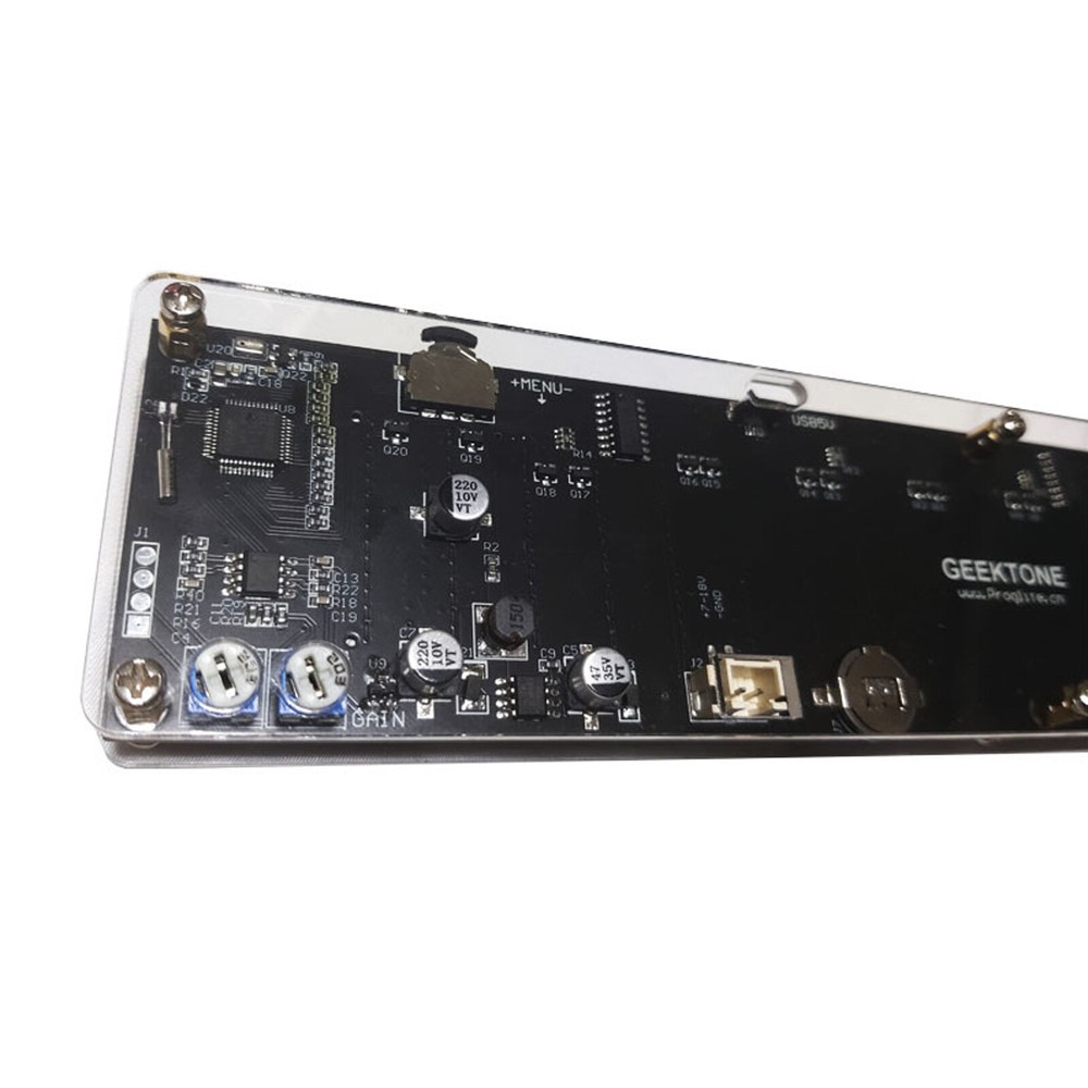 Stereo VU Meter Indicator Music Spectrum Analyzer 20 Segment LED Level Display