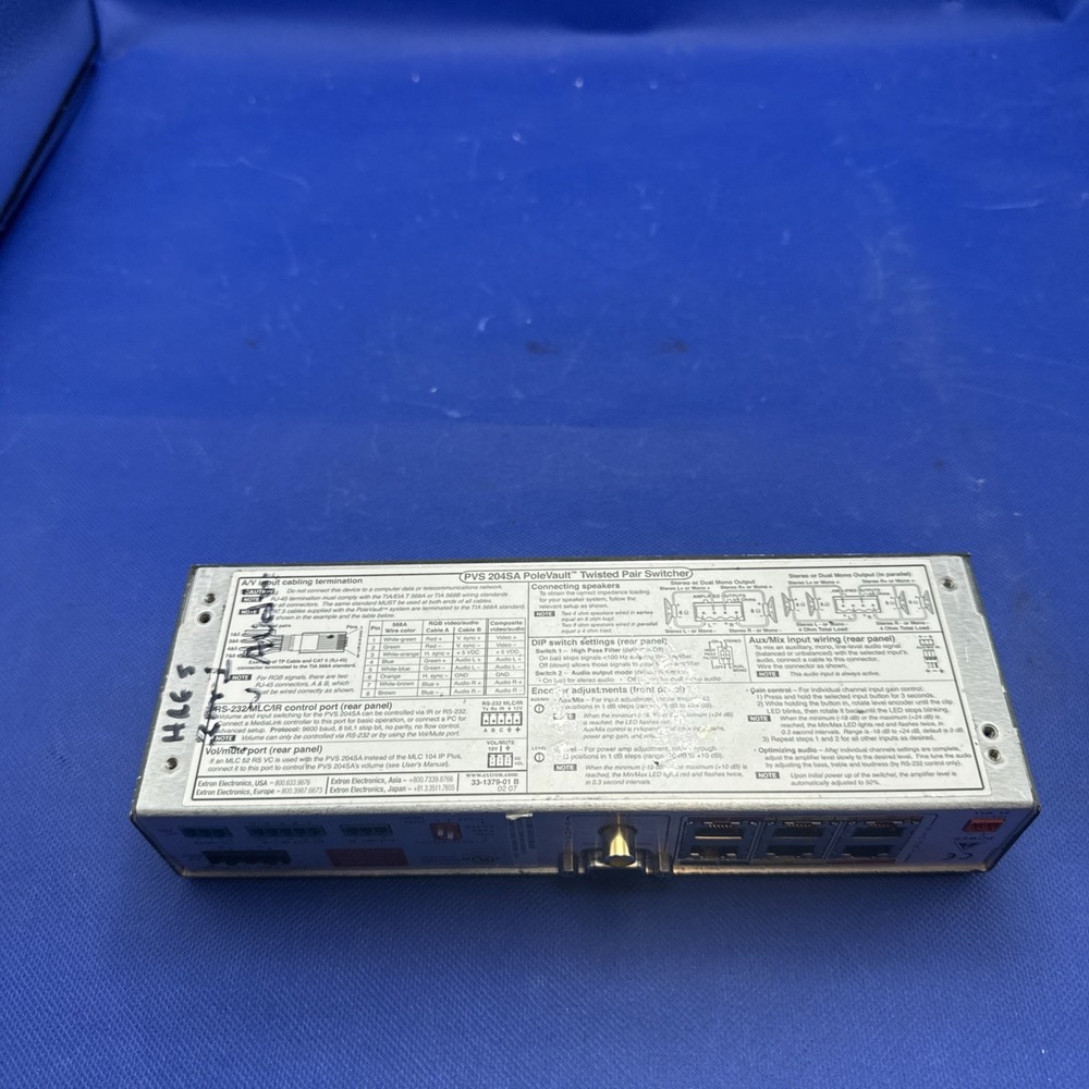 PVS 204SA PoleVault Twisted Pair Switcher