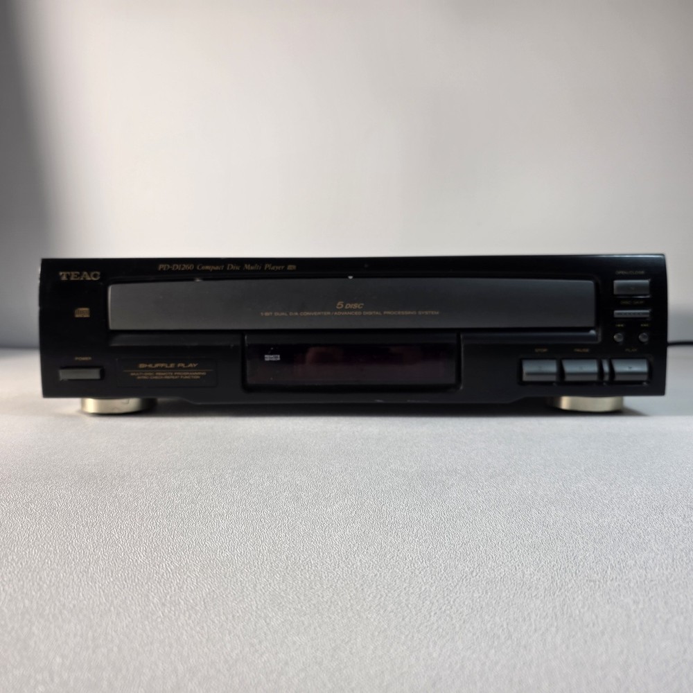 Teac PD-D1260 CD Changer No Remote Tested