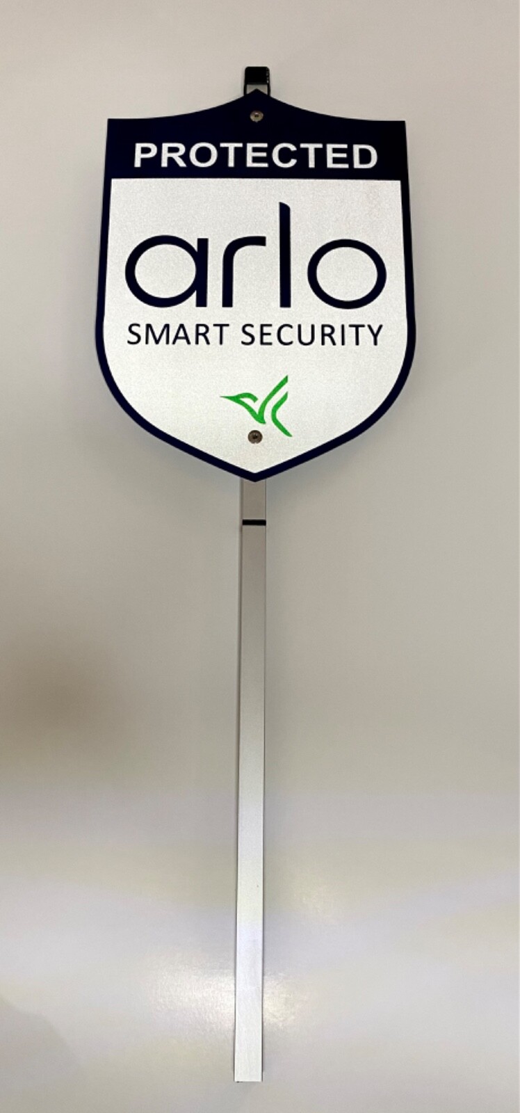 Arlo Protected Smart Security Yard Sign “ aluminum”- New And With 2- 3M Stickers