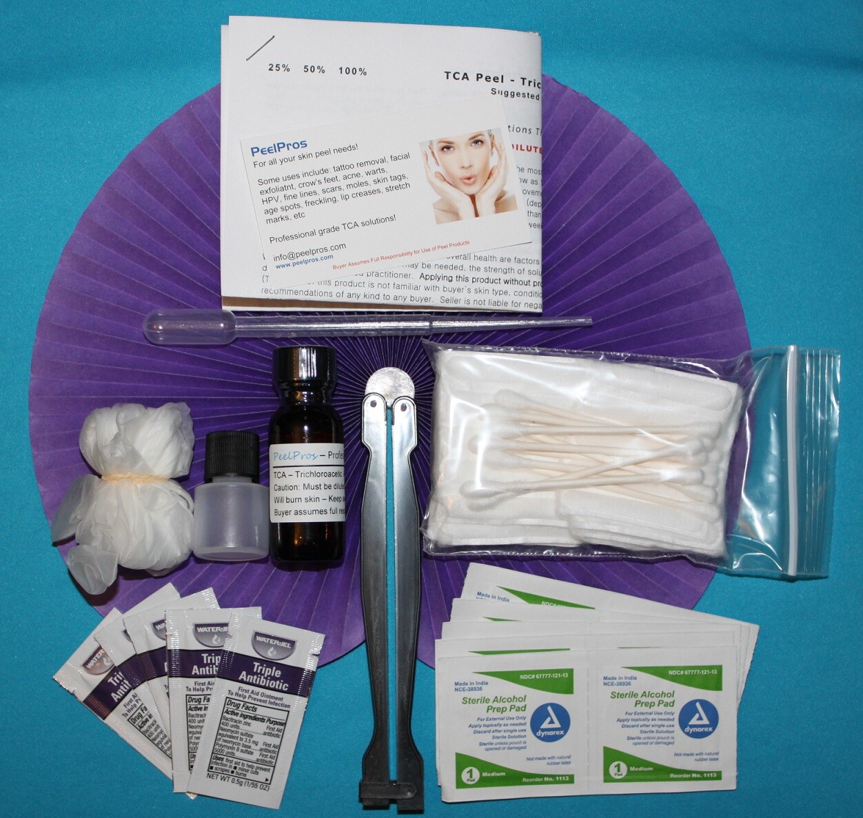 All Inclusive Tattoo Removal Remover 100% Acid Kit by PeelPros