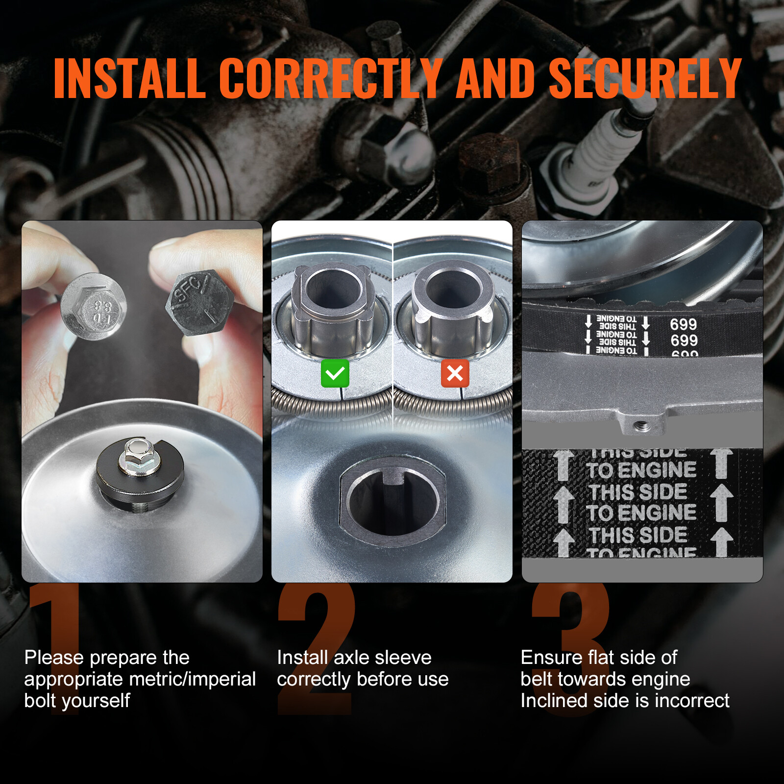 VEVOR Go Kart Torque Converter 3/4" Clutch 10t12t Cvt Combo 30 Mini-bike