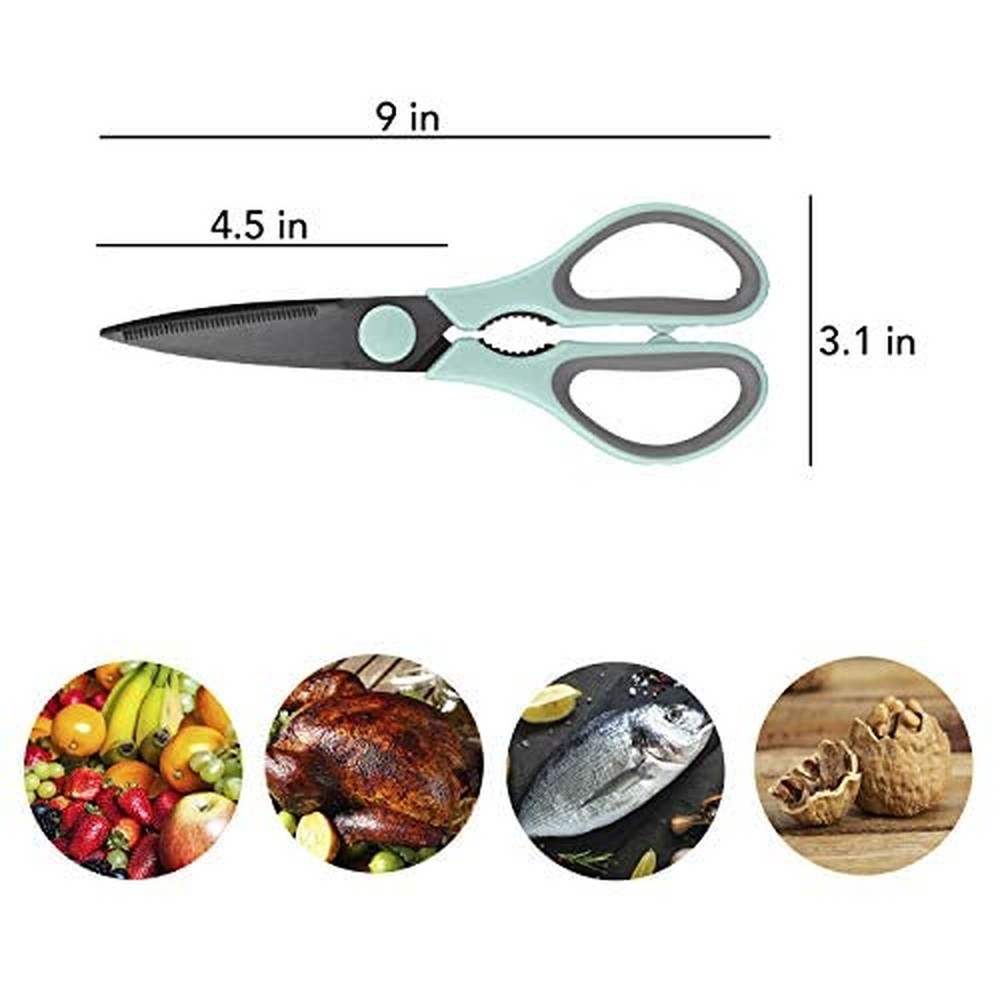 Country Kitchen Kitchen Scissors, Stainless Steel Kitchen Shears, Cooking Sci...