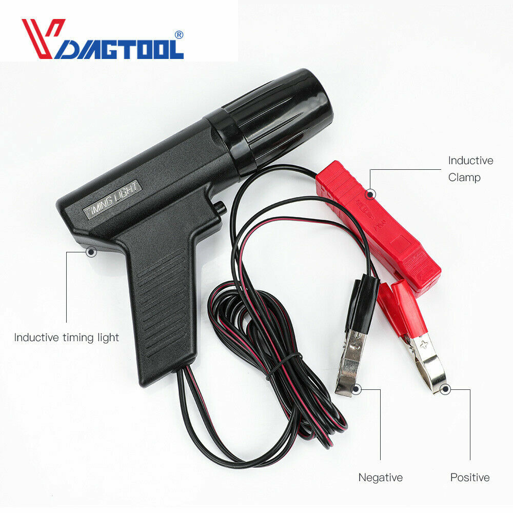 Petrol Engine Ignition Timing Gun Detector Xenon Light Inductive Strobe Test Kit