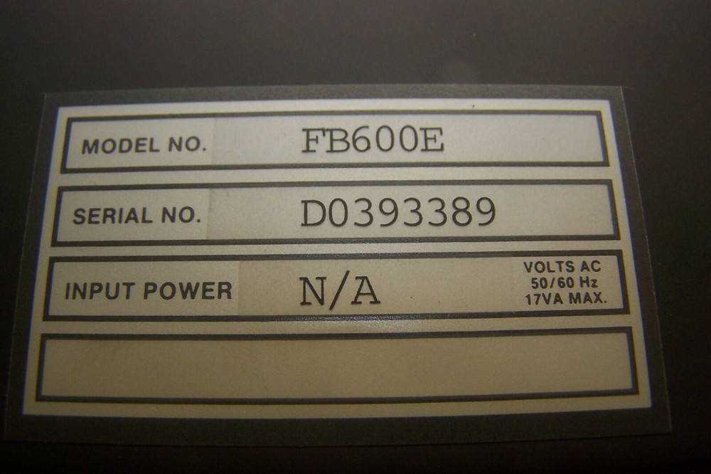 NEW MULTILIN STATIC TRIP RELAY SWITCH FB600 E