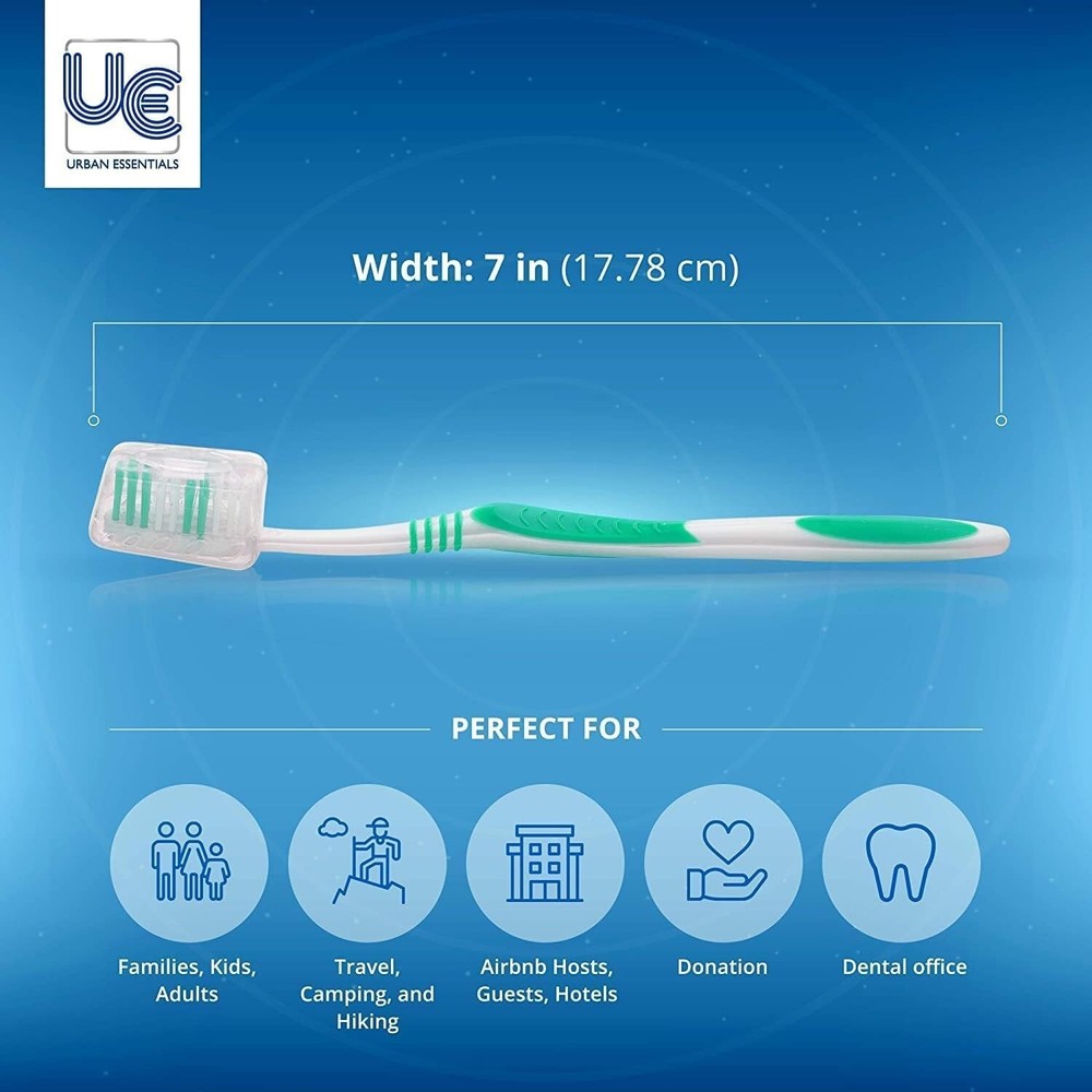 100 pack Bulk wholesale 50 Individually Wrapped Toothbrushes & 50 Toothpaste