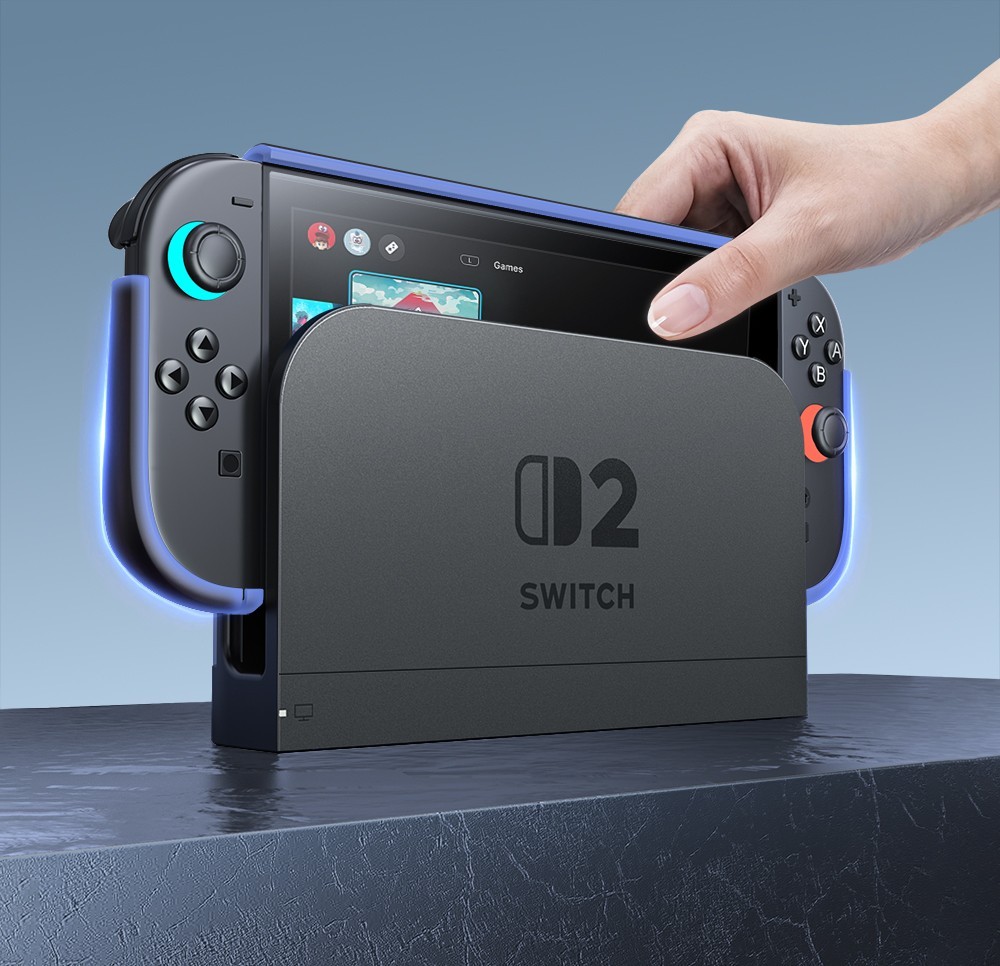 for Nintendo Switch 2 2025 Console Ergonomic Grip Dockable Protective Case