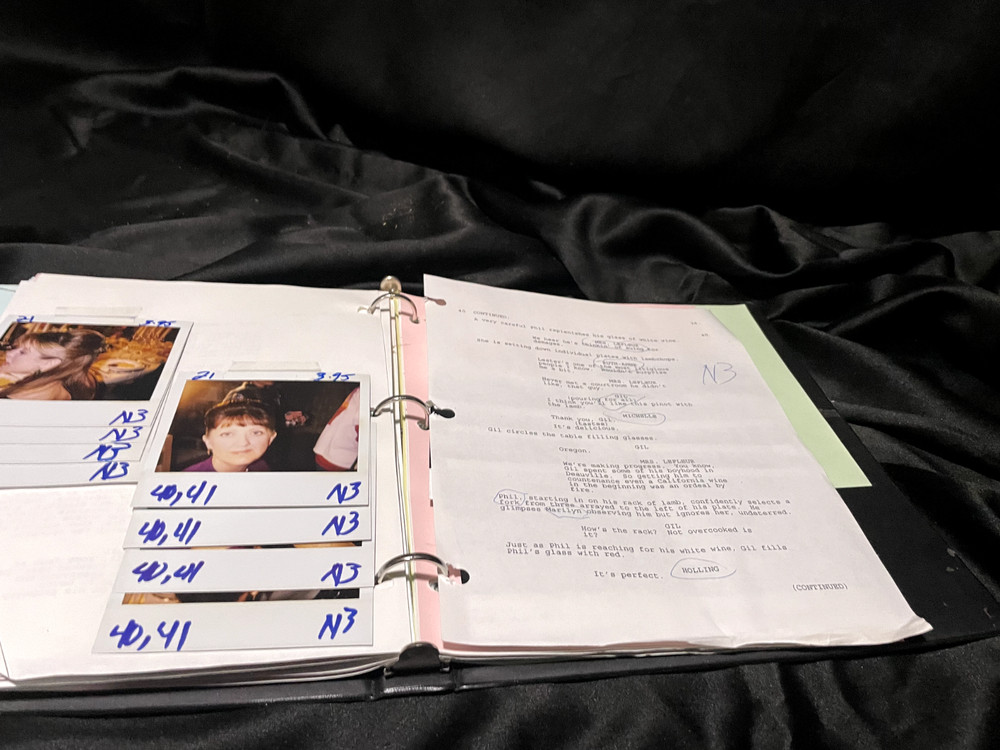 Northern Exposure Script with Cast Polaroids - Let's Dance
