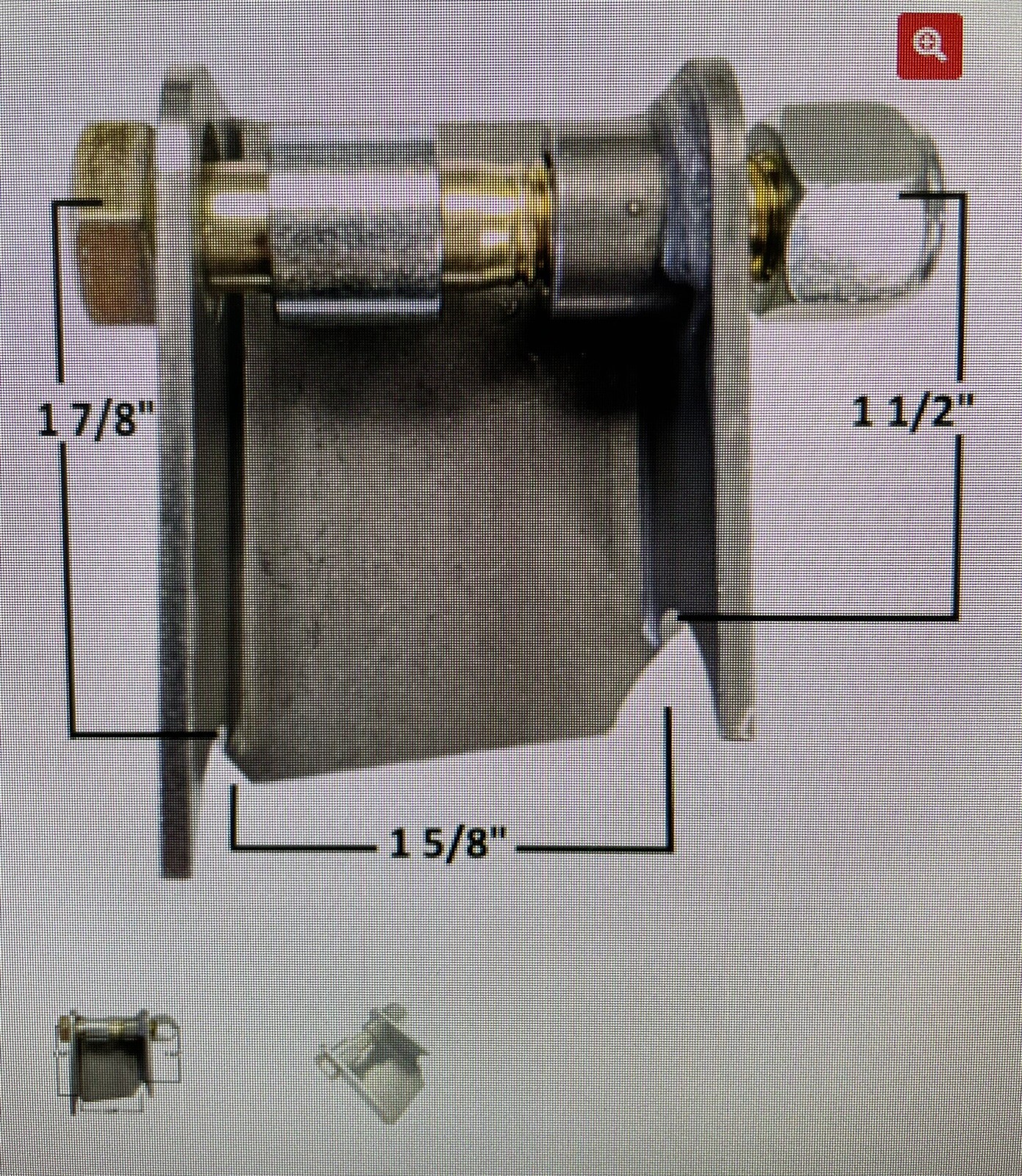 FABRICATOR ANGLED COILOVER SHOCK MOUNT, LEFT, HOT ROD, MUSTANG, CAMARO,202E