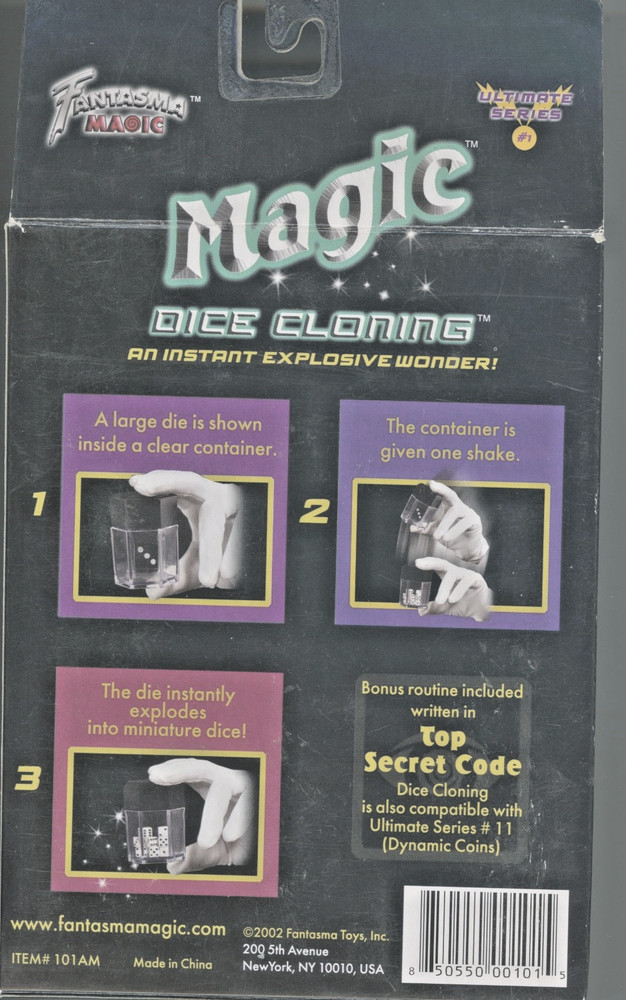 Exploding Dice Magic Trick for Children and Adults - Close-up Magic