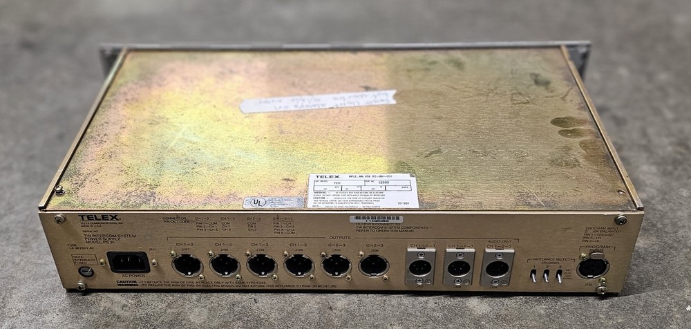 RTS Systems / Telex TW Intercom Power Supply , Model PS-31