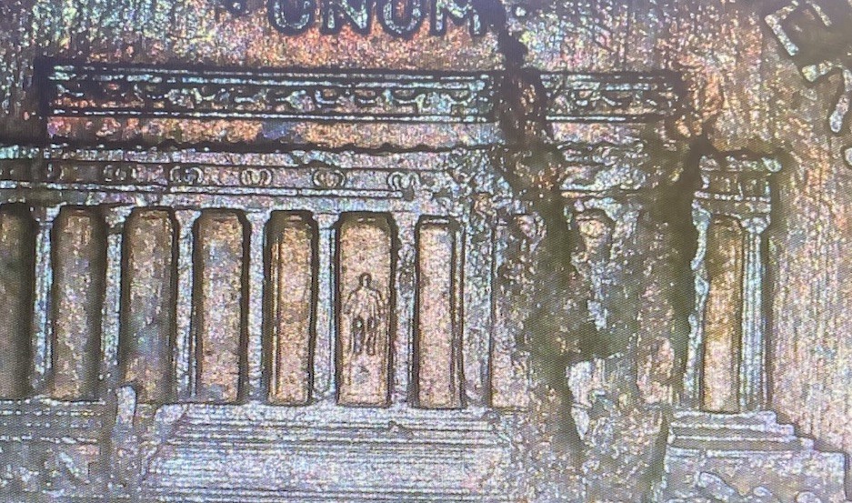 1995 D Lincoln Cent Lamination Error Front and Back