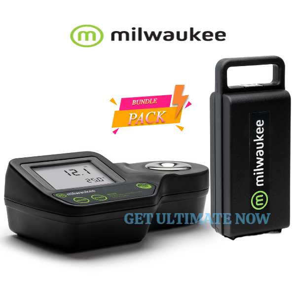 Milwaukee MA882 Digital Brix Refractometer with Hard Carrying Case