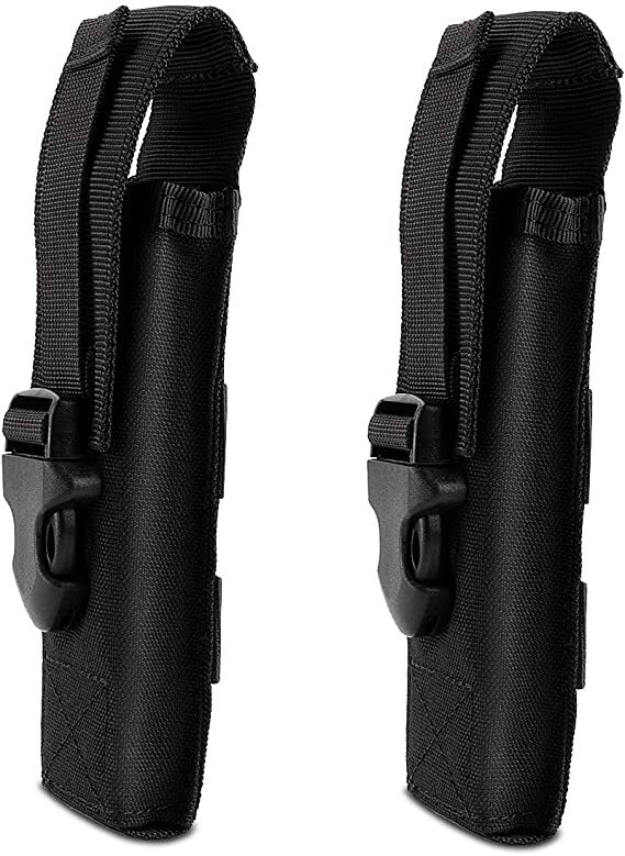 Tactical Molle Flashlight Pouch Holster Case Belt Bag Mini Tool Pouch Accessory