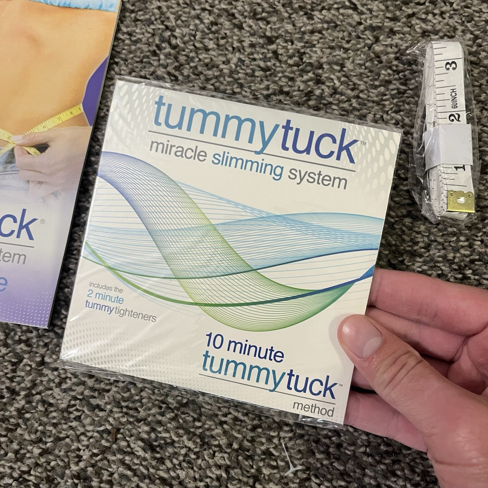 Tummy Tuck Miracle Slimming System Size 2 Belt-Start Guide & DVD NEW Sealed