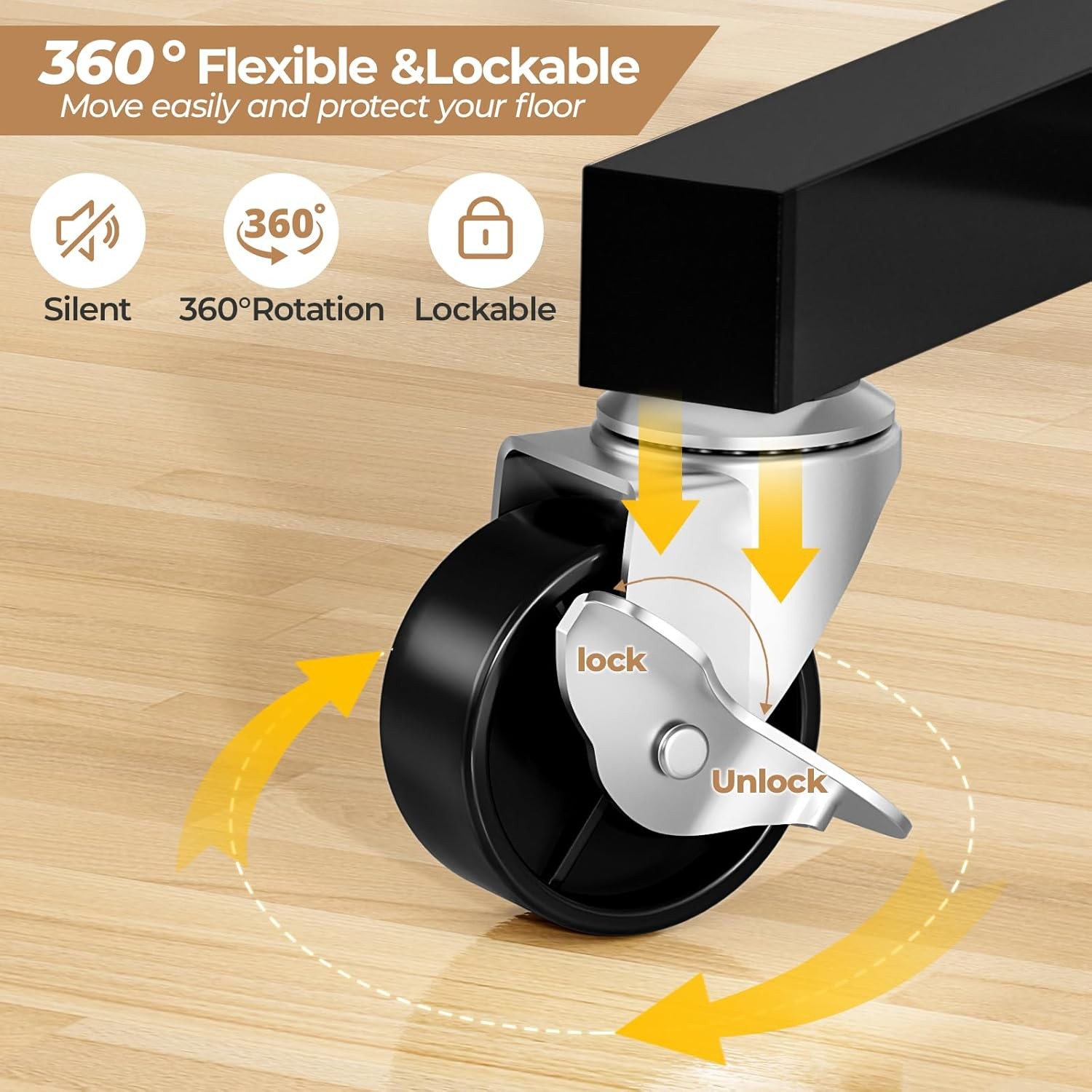 Clothes Rack for Hanging Clothes, Clothing Rack with Wheels, for Laundry, Room-