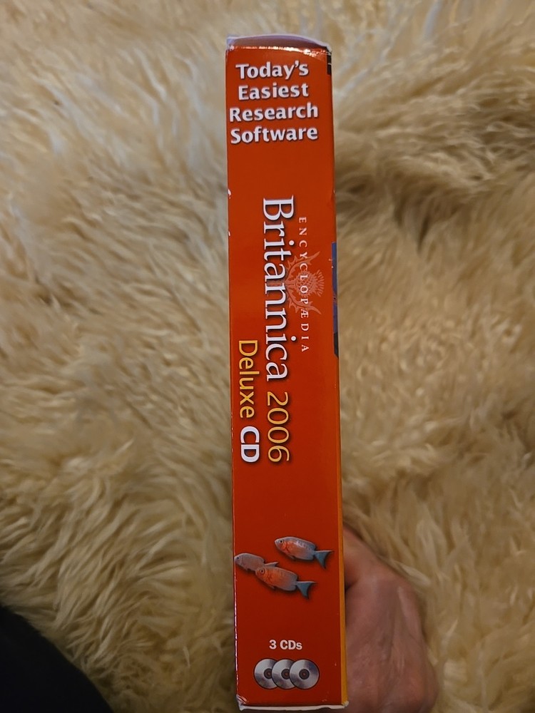 Encyclopedia Britannica 2006 Deluxe PC CD Rom Complete 3 Disc Set