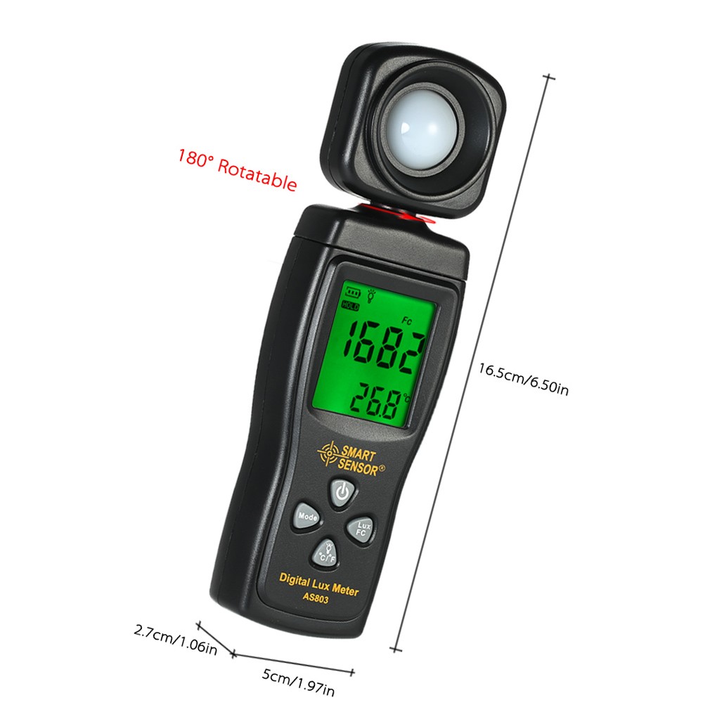 0-200000 Digital Meter Illuminometer Luminometer Photometer Light Meter