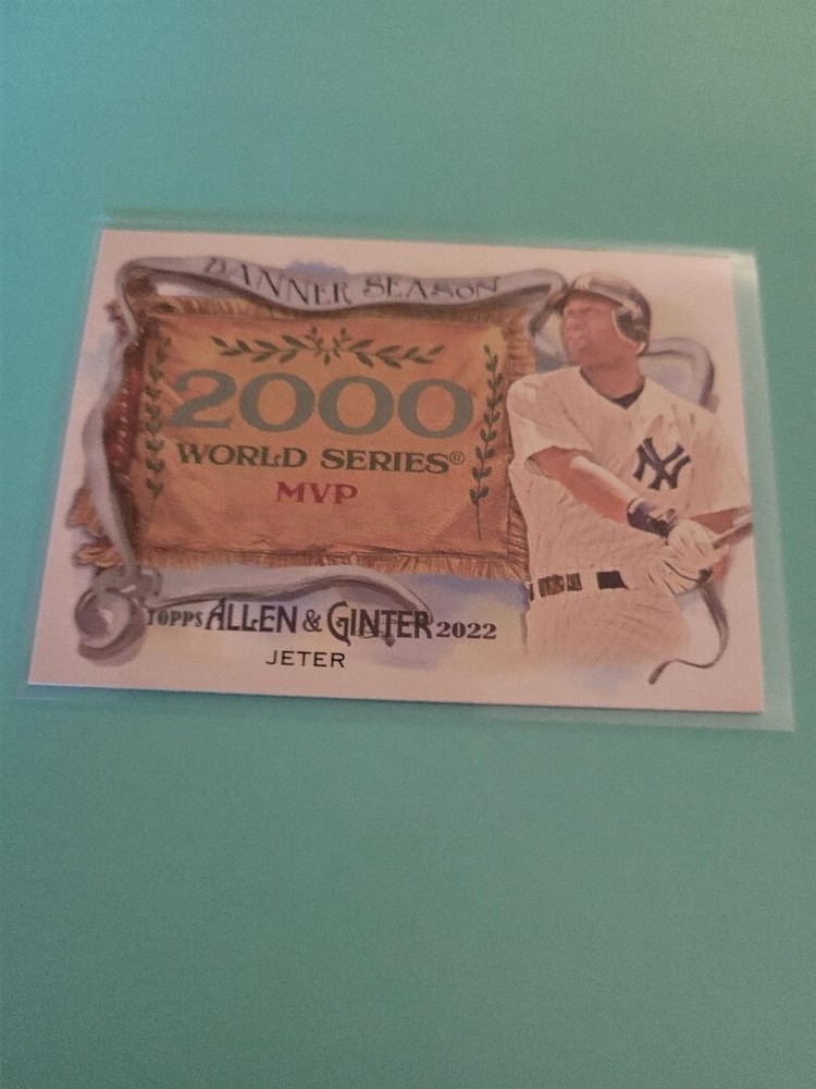 !!!    DEREK JETER   ALLEN & GINTER  BASEBALL INSERT CARD $$