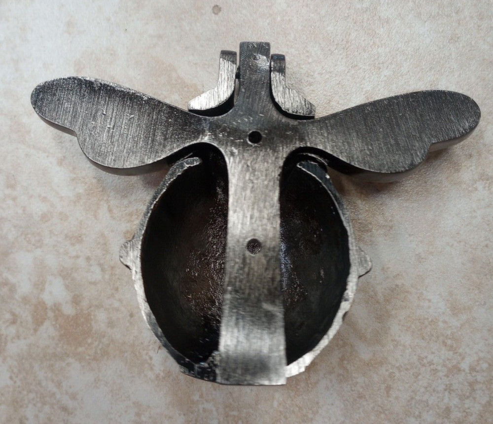 Decorative Solid Brass Bee Hardware Door Knocker Black Nickel