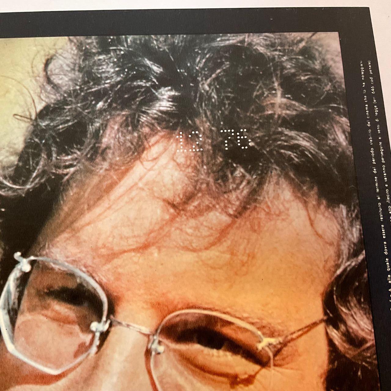 VINTAGE ORIGINAL JAWS SPIELBERG ITALY LARGE 28" X 20" MOVIE POSTER LO SQUALO