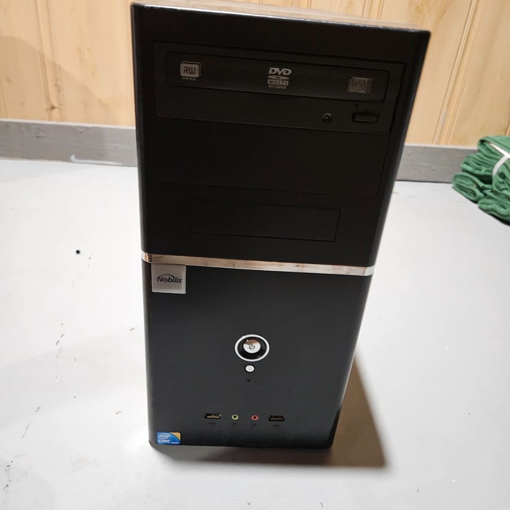 Black Nobilis Retro PC Case Empty Case