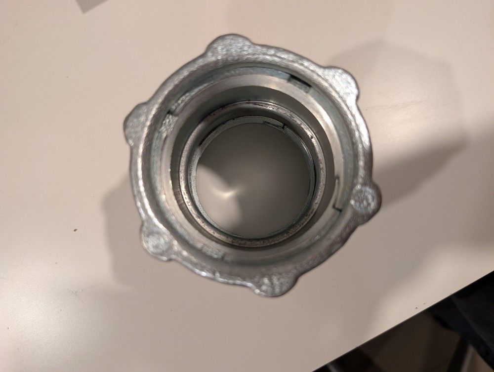 2 1/2" rigid metal conduit malleable compression coupling