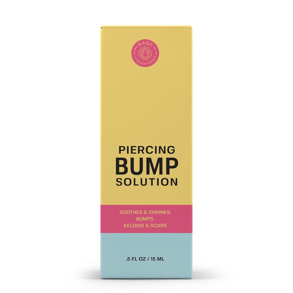Base Laboratories Piercing Bump Solution & Keloid Bump Removal | Sooth 0.5 oz