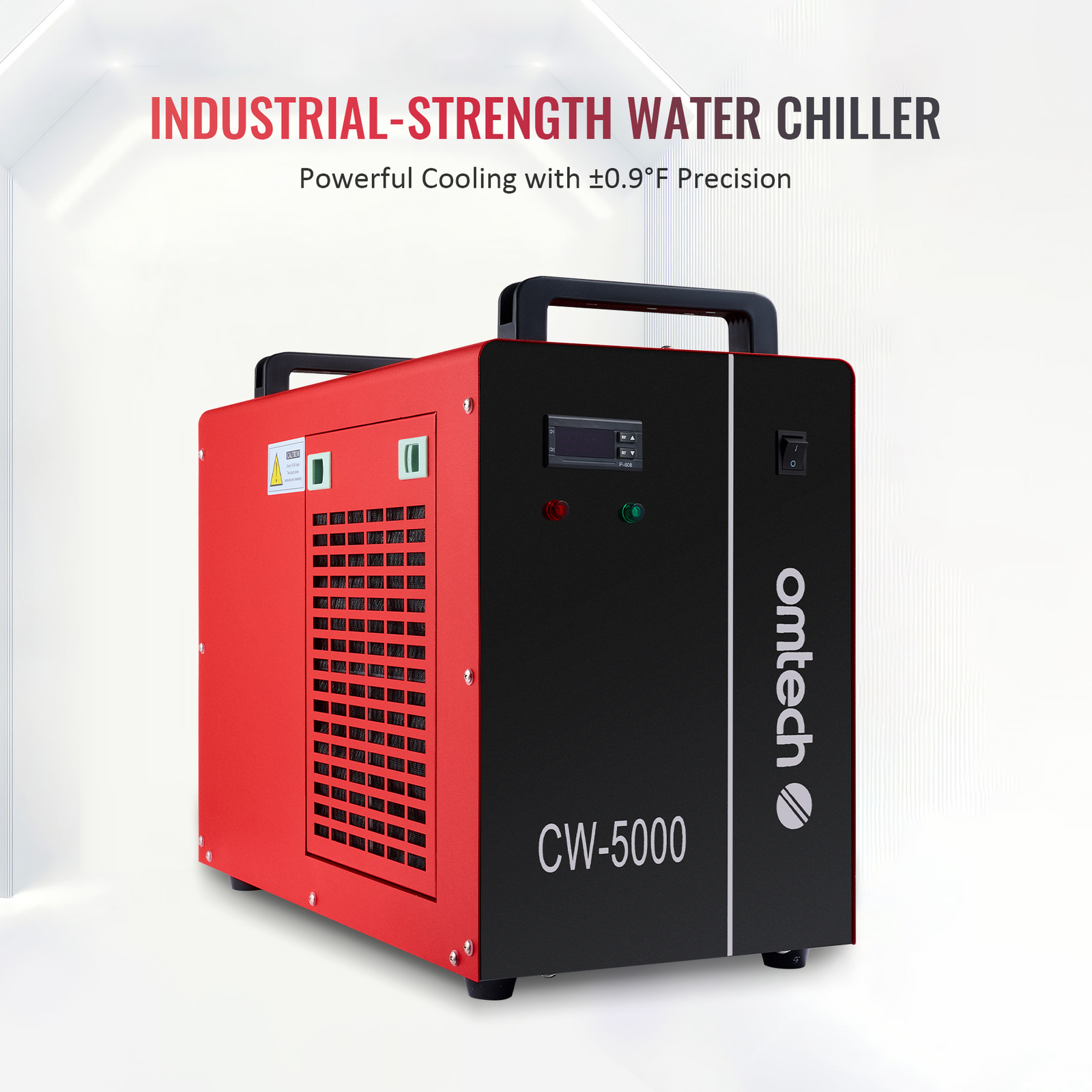 OMTech CW-5000 Industrial Water Chiller for 50-100W CO2 Laser Engraving Machine