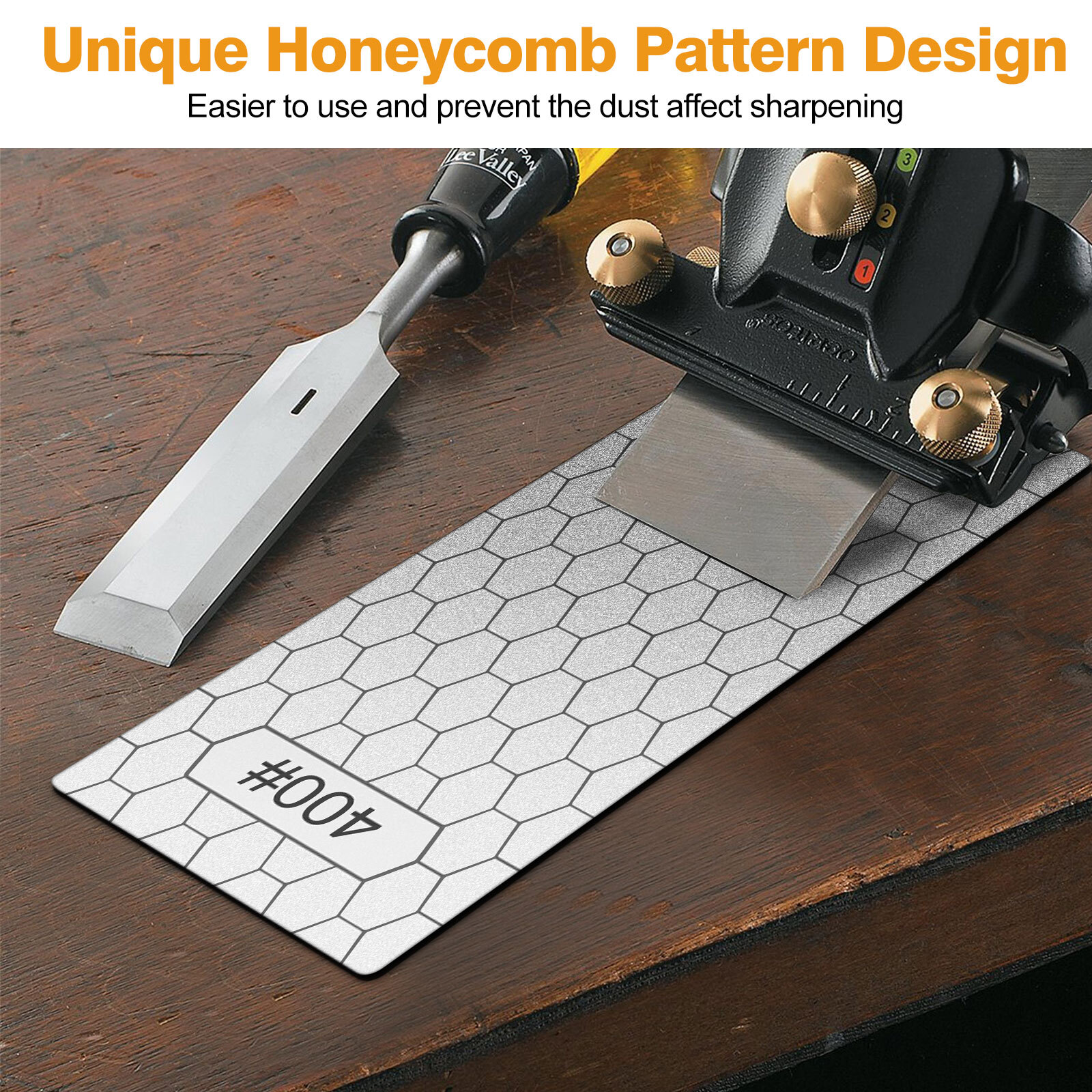 5pcs Diamond Grinding Sharpening Plate 200-1200 Grit Whetstone Stone for Knife