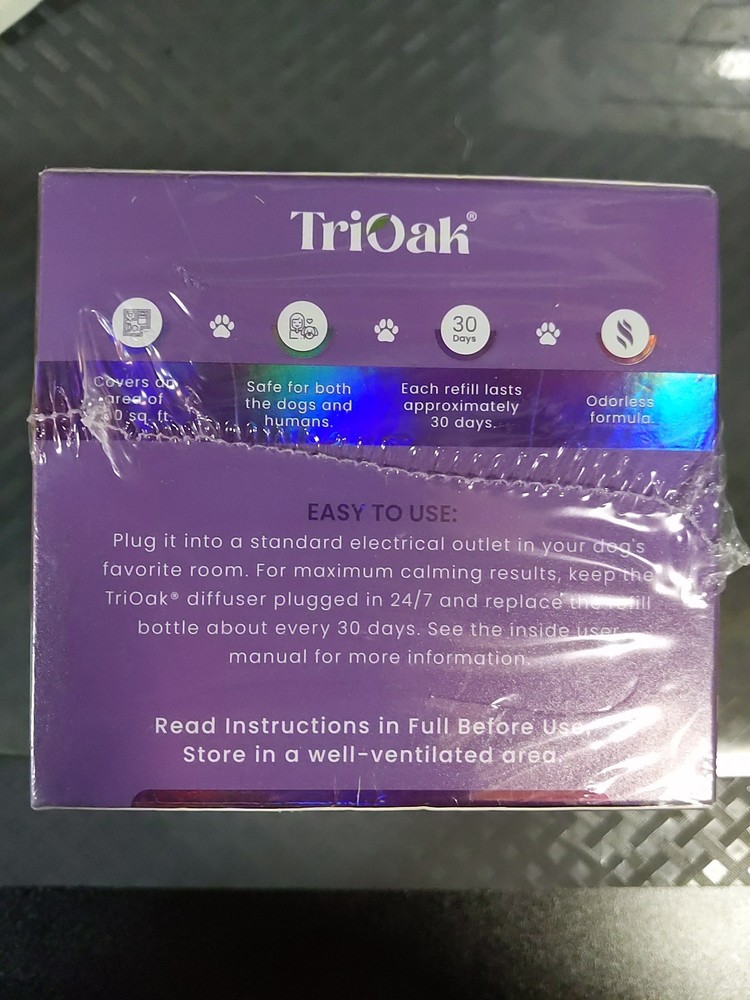 TriOak Dog Calming Pheromone Diffuser 2 in 1 Dog Calming Plug In Diffuser #71